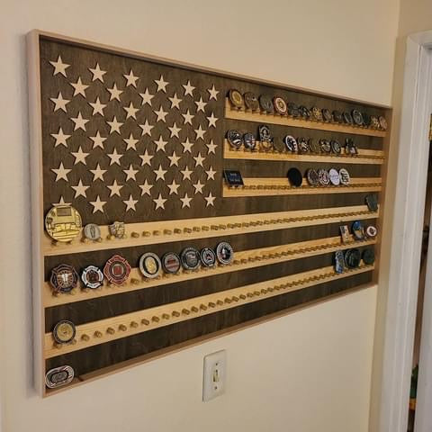 L challenge Coin Display