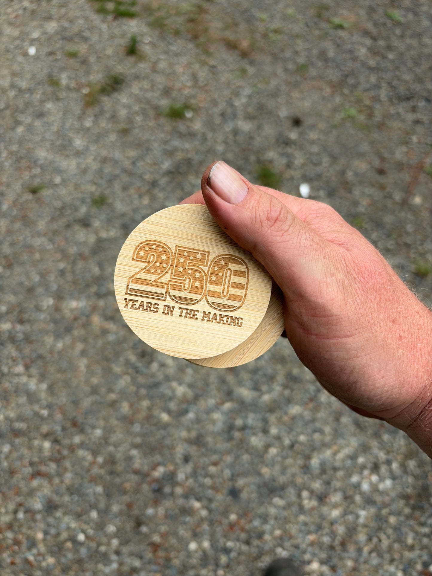 Bamboo Magnetic Laser engraved bottle opener